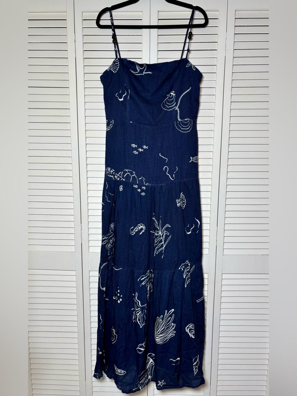 NWT ANAYA Zali Coastal Maritime Few Moda Maxi Dress 12 ,8 , 6 - Picture 7 of 12